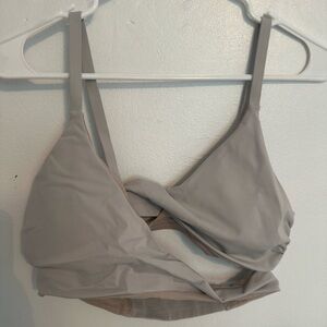 Lululemon Athletica Gray/White Sports Bra
